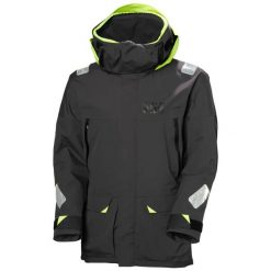 Kurtka wodoodporna Helly Hansen Skagen Offshore. Brązowe kurtki męskie Helly Hansen, na lato, l, bez wzorów, z materiału, klasyczne, bez kaptura. Za 1,490.00 zł.
