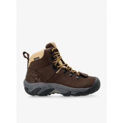 Buty trekkingowe damskie Keen Pyrenees. Brązowe obuwie trekkingowe damskie Keen, bez zapięcia. Za 508.99 zł.