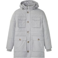 Parka z odpinanym kapturem. Czarne parki męskie bonprix, m, bez wzorów, bez kołnierzyka. Za 319.99 zł.