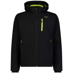 Kurtka turystyczna męska CMP. Czarne kurtki męskie CMP, m, bez wzorów, sportowe, bez kaptura. Za 319.99 zł.