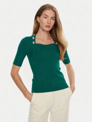 Marciano Guess Sweter 4YGR25 5613Z Zielony Regular Fit. Zielone swetry nierozpinane damskie Marciano Guess, s, z aplikacjami, z wiskozy, bez kołnierzyka, bez ramiączek. Za 299.99 zł.