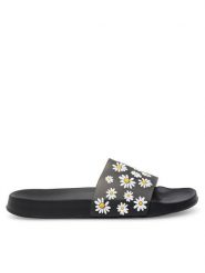 Bassano Klapki 865460B Czarny. Czarne klapki damskie Bassano, bez wzorów, z tworzywa sztucznego, bez obcasa, bez zapięcia. Za 49.99 zł.