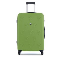 Walizka średnia Semi Line. Zielone walizki damskie Semi-line, bez wzorów, średnie. Za 159.99 zł.