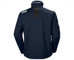 Kurtka Helly Hansen crew. Niebieskie kurtki męskie Helly Hansen, l, bez wzorów, z poliesteru, klasyczne, bez kaptura. Za 663.10 zł.