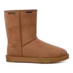 Buty wodoodporne damskie Risely. Brązowe obuwie trekkingowe damskie Regatta, z poliesteru, bez zapięcia. Za 169.99 zł.