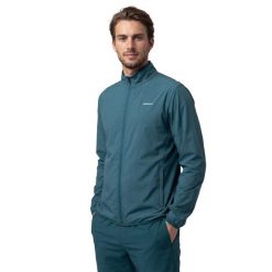 Męska lekka kurtka tenisowa Siroko Bounce Green. Zielone kurtki męskie SIROKO, l, bez wzorów, z materiału, bez kaptura. Za 211.00 zł.