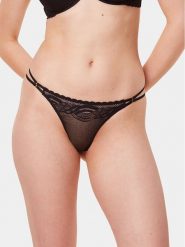 Triumph Stringi Hypnotic Spotlight String 10215981 Czarny. Czarne majtki damskie Triumph, z syntetyku. Za 79.99 zł.