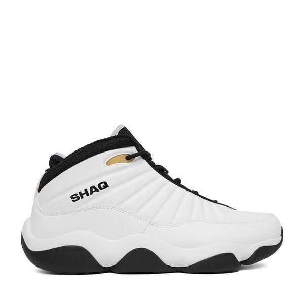 Buty do koszykówki SHAQ. Białe buty sportowe męskie Shaq, bez wzorów, bez zapięcia, do koszykówki. Za 347.99 zł.