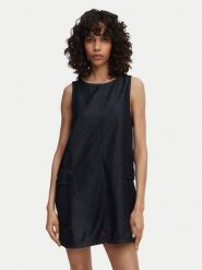 G-Star Raw Sukienka codzienna Shift D28857-E516 Granatowy Regular Fit. Niebieskie sukienki damskie G-Star Raw, na co dzień, m, bez wzorów, z syntetyku, retro, bez kołnierzyka, bez ramiączek, proste. Za 539.99 zł.