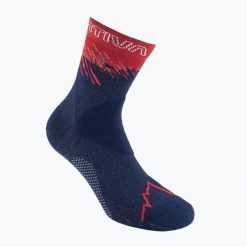Skarpety La Sportiva Ultra Running. Niebieskie skarpetki damskie La Sportiva, bez wzorów. Za 99.99 zł.
