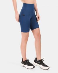 Damskie krótkie legginsy Kilpi ARTEMI-W. Niebieskie legginsy damskie Kilpi, bez wzorów, z materiału. Za 215.49 zł.