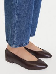 Lasocki Baleriny CEO-RST-KAJA-66 Brązowy. Brązowe balerinki damskie Lasocki, bez wzorów, ze skóry, bez obcasa, bez zapięcia. Za 149.99 zł.