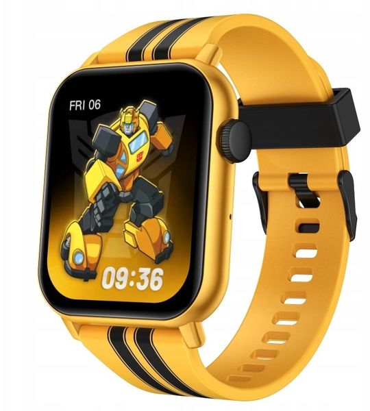 Smartwatch Maxcom Maxcom SmartWatch Transformers TF09 Yellow. Żółte zegarki smartwatch MAXCOM, bez wzorów. Za 102.15 zł.