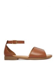 Lasocki Sandały CEO-WI16-FOXI-98 Brązowy. Brązowe sandały damskie Lasocki, bez wzorów, ze skóry, bez obcasa, na płaskiej podeszwie, bez zapięcia. Za 159.99 zł.
