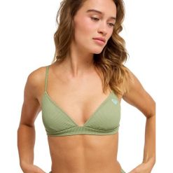 Trójkątny stanik bikini dla Kobiety ROXY LOVE Zielony. Zielone bikini Roxy, bez wzorów, z elastanu. Za 169.99 zł.
