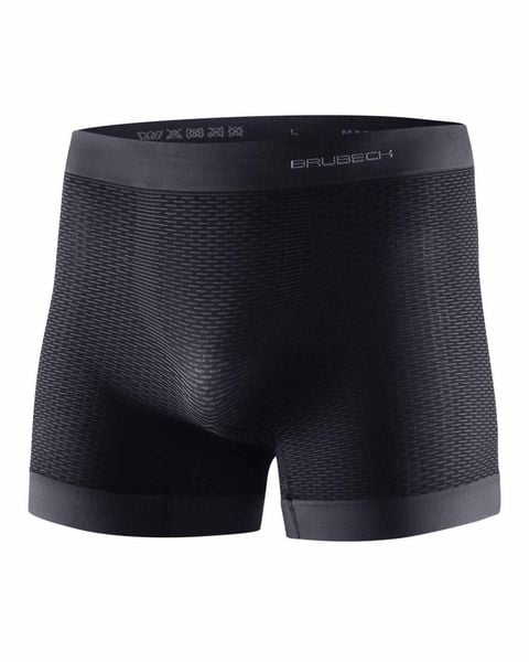 Bokserki do biegania Base Layer Ultra Light 3D Męskie. Szare bokserki męskie Brubeck, bez wzorów, z dzianiny. Za 53.49 zł.