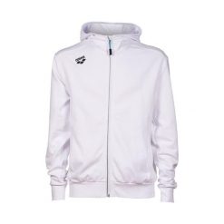 Bluza Arena Team Hooded Jacket Panel z kapturem. Białe bluzy damskie ARENA, bez wzorów, sportowe, bez ramiączek, z kapturem. Za 319.00 zł.