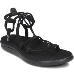 Buty do chodzenia damskie Teva 1019622. Czarne obuwie trekkingowe damskie Teva, z materiału, bez zapięcia. Za 352.00 zł.