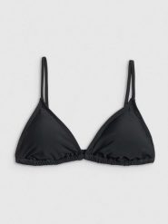 4F Góra od bikini damska - czarna XL. Czarne bikini 4F, bez wzorów, z materiału. Za 59.99 zł.