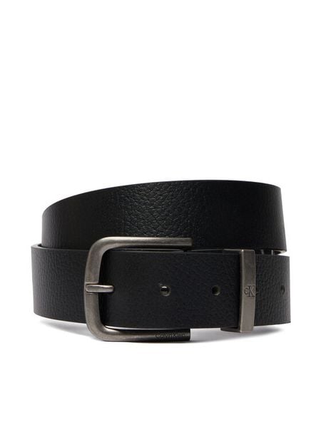 Calvin Klein Pasek Męski LV04D7130G Czarny. Czarne paski męskie Calvin Klein, ze skóry. Za 224.99 zł.