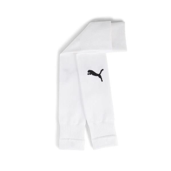 Skarpetki bez stóp Puma. Białe skarpetki damskie Puma, bez wzorów, z materiału. Za 31.90 zł.