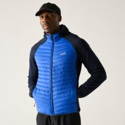 Kurtka męska hybrydowa Andreson. Niebieskie kurtki męskie Regatta, m, bez wzorów, bez kaptura. Za 229.99 zł.