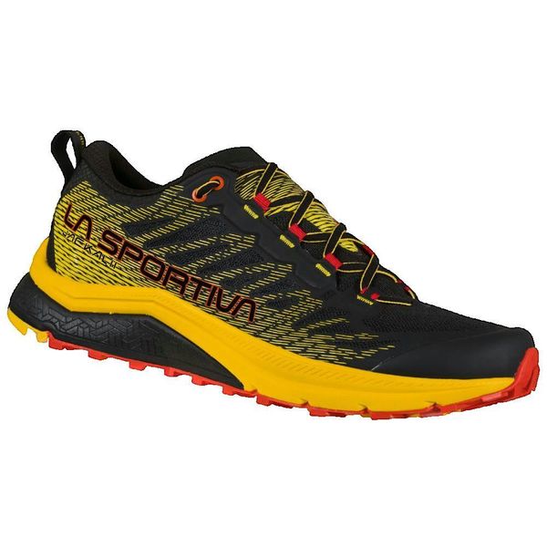 Buty sportowe La Sportiva Jackal II Trail Czarny. Czarne buty sportowe męskie La Sportiva, bez wzorów, z materiału, bez zapięcia, trekkingowe. Za 736.30 zł.