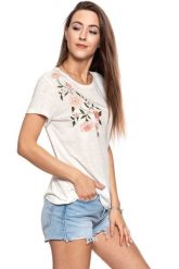 MUSTANG T SHIRT DAMSKI Alina C Embro 1009063 2020. Brązowe t-shirty damskie Mustang, s, bez wzorów, bez kołnierzyka, bez ramiączek. W wyprzedaży za 39.99 zł.