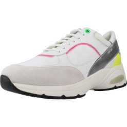 Buty GEOX D ALHOUR Biały. Białe obuwie trekkingowe damskie Geox, z syntetyku, bez zapięcia. Za 300.99 zł.