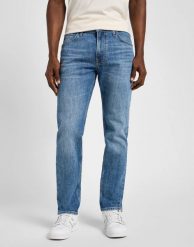 LEE RIDER MĘSKIE SPODNIE JEANSOWE JEANSY DŻINSY SKYLIGHTS 112355798 L701008610. Jeansy męskie Lee, z jeansu. Za 219.99 zł.
