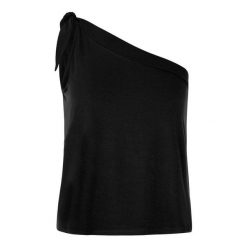 Damski tank top Protest Selma. Czarne topy damskie Protest, bez wzorów, bez kołnierzyka, bez ramiączek. Za 190.00 zł.