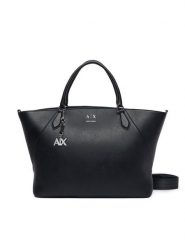 Armani Exchange Torebka XW003142 AF26569 UC001 Czarny. Czarne shopperki damskie Armani Exchange, bez wzorów, ze skóry, bez dodatków. Za 829.99 zł.