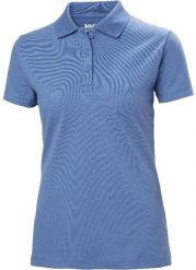 Women's t-shirt HELLY HANSEN Manchester Polo, light blue, M S. Niebieskie t-shirty damskie Helly Hansen, m, bez wzorów, bez kołnierzyka, bez ramiączek. Za 116.03 zł.