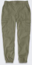 Carhartt Damskie Spodnie Carhartt Twill Jogger Dusty Olive. Zielone spodnie dresowe damskie Carhartt, bez wzorów, sportowe. Za 342.16 zł.