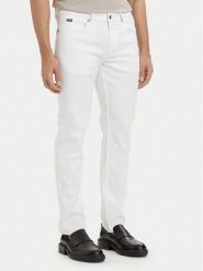 BOSS Jeansy H-Delaware 50561555 Biały Slim Fit. Białe jeansy męskie Boss, z bawełny. Za 749.99 zł.