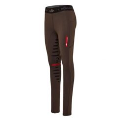 Damskie legginsy jeździeckie z pełną przyczepnością eaSt Reggings® R1. Brązowe legginsy damskie EAST, bez wzorów, z elastanu. Za 505.90 zł.