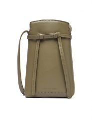 GINO ROSSI Torebka C-KY135 Khaki. Brązowe listonoszki damskie Gino Rossi, bez wzorów, z materiału, bez dodatków. Za 79.99 zł.