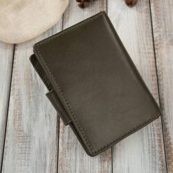 Paolo Peruzzi Portfel damski skórzany średni ciemnozielony z zabezpieczeniem RFID AL-04-GB. Zielone portfele damskie Paolo Peruzzi. Za 110.43 zł.