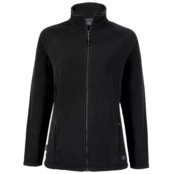 Bluza Polarowa Damska Expert Miska 200. Czarne bluzy damskie Craghoppers, na zimę, xs, bez wzorów, z polaru, sportowe, bez ramiączek, bez kaptura. Za 232.99 zł.