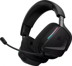 Corsair VOID v2 MAX WIRELESS Zestaw słuchawkowy Bezprzewodowy Opaska na głowę Gaming Bluetooth Czarny. Czarne słuchawki bezprzewodowe CORSAIR. Za 653.84 zł.