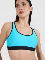 GÓRA OD BIKINI 4F DAMSKI STRÓJ KĄPIELOWY XL F077. Niebieskie stroje kąpielowe damskie 4F, xl, bez wzorów, z materiału. Za 54.50 zł.