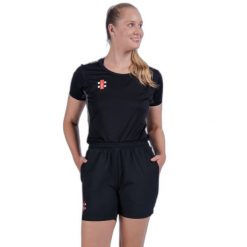 Szorty damskie Gray-Nicolls Velocity. Czarne szorty damskie GRAY-NICOLLS, bez wzorów. Za 259.00 zł.