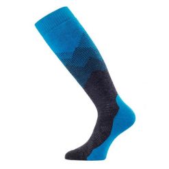 Skarpety narciarskie uniseks Lasting FWM 585 Merino 85%. Niebieskie skarpetki damskie LASTING, bez wzorów, z wełny. W wyprzedaży za 139.90 zł.