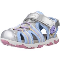 Sandały GEOX B SANDAL FLAFFEE GIR Szary. Szare sandały męskie Geox, na lato, bez wzorów, ze skóry, bez zapięcia. Za 134.99 zł.