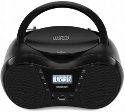 Radioodtwarzacz CD SPT 2300 BK CD/MP3/USB/BT Radio FM. Radia Sencor. Za 235.74 zł.
