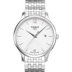 RABAT ZEGAREK TISSOT T-CLASSIC T063.610.11.037.00. Szare zegarki damskie TISSOT, bez wzorów, ze stali. W wyprzedaży za 1,139.60 zł.