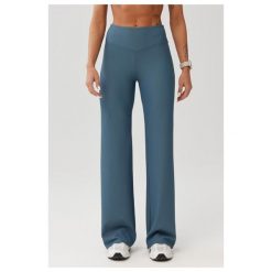 Damskie legginsy sportowe fitness Rough Radical Aven Long. Niebieskie legginsy damskie ROUGH RADICAL, bez wzorów, na fitness i siłownię. Za 189.90 zł.