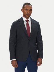 Tommy Hilfiger Marynarka MW0MW39743 Granatowy Slim Fit. Niebieskie garnitury męskie Tommy Hilfiger, m, bez wzorów, z bawełny, bez kołnierzyka, bez ramiączek. Za 1,349.00 zł.