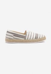 Beżowe Trampki w Stylu Espadryli Zdobione Plecionką Saraloria. Brązowe trampki męskie Born2be, na lato, z aplikacjami, boho, bez zapięcia. Za 54.99 zł.