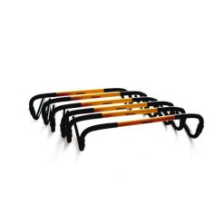 Zestaw 6 płotków "Self Return" o wysokości 20 cm wraz z torbą transportową. Białe torby sportowe męskie POWER SHOT, bez wzorów. W wyprzedaży za 335.36 zł.